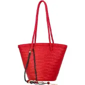 Faina Bolso de mano rojo oscuro