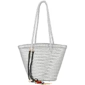 Faina Bolso de mano plata