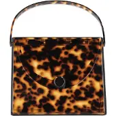 Faina Bolso de mano marrón / amarillo