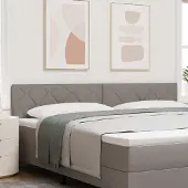 Syfax Cabecero LED Taupé 200 cm tela