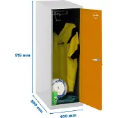Simonlocker Montadas Taquilla Dism.single Mini 915x400x500 Mm