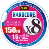 Duel Línea Trenzada Hardcore X8 150 M