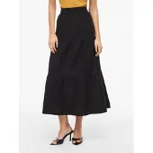 Vila Falda Midi De Cintura Alta Prisilla Ankle