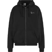 Karl kani Sudadera con cremallera negro / blanco
