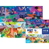 Crocodile Creek Puzzle Night And Day 100 Piezas