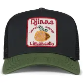Djinns Gorra 'HFT Food Limoncello' oliva / rojo / negro / blanco