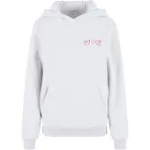 Miss Tee Sudadera 'Always Trust Your Heart' rosa / rosa / negro / blanco