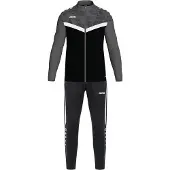 Jako Chándal 'Iconic' gris oscuro / negro / blanco