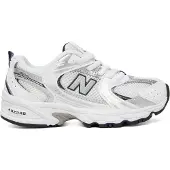 New Balance para niño. PZ530V1 Zapatillas 530 Bungee blanco (29), Plano, Cordones, Casual, Deportivo, moda infantil, outlet 2026