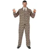 Creaciones Llopis Disfraz De Traje De Chaqueta De Tigre Estampado
