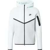 Nike Sudadera con cremallera 'Tech Fleece' menta / negro