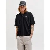 Jack & Jones Camiseta negro / blanco