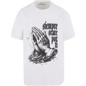 MJ Gonzales Camiseta 'Pray for you' negro / blanco