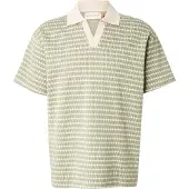 Revolution - Jaquard Polo Shirt - Polo size S, oliva