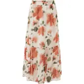 Mexx Falda caqui / salmón / naranja claro