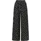Influencer Pantalón negro / blanco