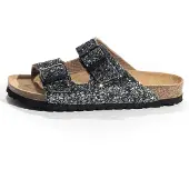 Bayton Zapatos abiertos 'Tracy' antracita / negro