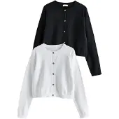 Next Cárdigan negro / blanco