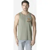 KOROSHI Camiseta caqui / naranja / negro / blanco