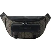 Calvin Klein Riñonera 'Water Repellent Logo' marrón / negro