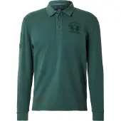 La Martina Camiseta verde oscuro / negro