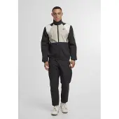 Sergio Tacchini Ropa para correr 'Apice' piedra / negro / blanco