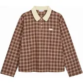 OH APRIL Camiseta 'Diana' chamois / marrón / marrón oscuro
