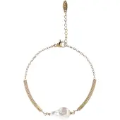 Usha WHITE LABEL Pulsera oro / blanco