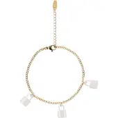 MyMo ROCKS Pulsera oro / blanco
