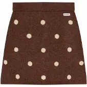 OH APRIL Falda 'May' chamois / marrón moteado