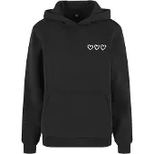 Miss Tee Sudadera 'Three In A Row' negro / offwhite