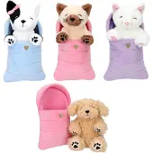 Ginza.se Peluche Dogs Or Cats In Sleeping Bag (0413146)