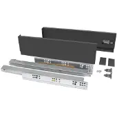 Emuca Cajón Exterior Vertex 40kg 93x450 Mm