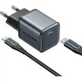 Vention Cargador De Pared Usb Facb0-eu 22.5w