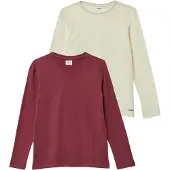 s.Oliver Camiseta crema / burdeos