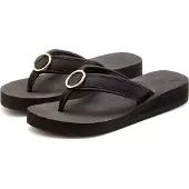 LASCANA Sandalias de dedo negro