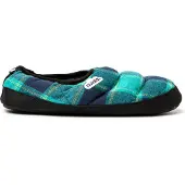 Nuvola Nuvola. Zapatillas de casa 'Classic Scotland' turquesa