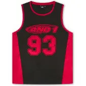 AND1 Camiseta '93 Airtex' rojo fuego / negro