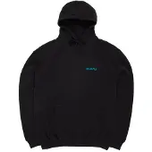 KAVU - Landscape Hoodie - Sudadera size M, negro