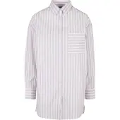 Urban Classics Blusa lila / blanco