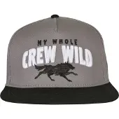 Cayler & Sons Gorra 'Crew Wild' greige / rojo / negro / blanco