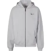 Karl kani Sudadera con cremallera negro / blanco