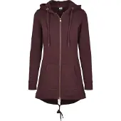 Urban Classics Sudadera con cremallera rojo vino