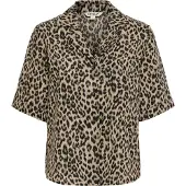 ONLY Blusa 'ONLEMMIA' beige / marrón claro / negro