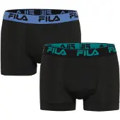 FILA Calzoncillo boxer turquesa / azul claro / negro