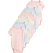 Next Pijama entero/body beige / azul claro / rosa / blanco