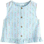 Next Blusa azul claro / verde / rosa / blanco