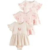 Next Pijama entero/body beige claro / capuchino / rosa / blanco