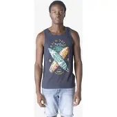 KOROSHI Camiseta navy / verde / naranja / blanco
