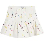 Desigual Falda 'Splash' azul / rojo / blanco